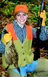 Youth with pheasant