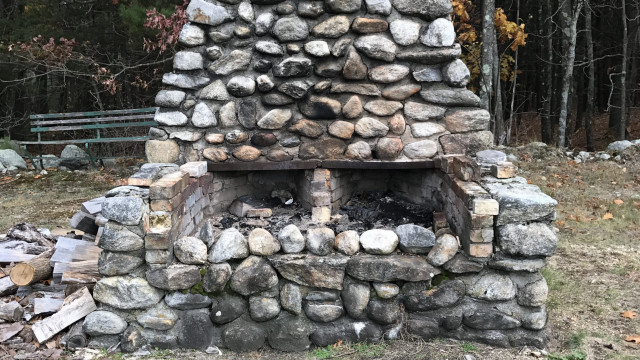 Clubhouse Outdoor Fireplace