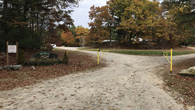 Main Entrance Gate Open, Unlocked